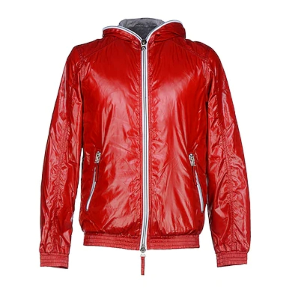 New Duvetica Bright Red Down Sports Jacket Small